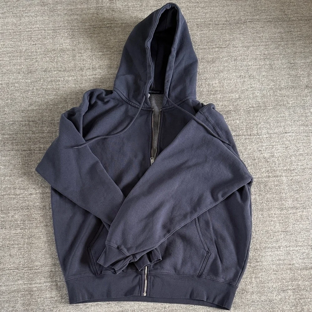 Brandy Melville Navy Blue Hoodie - Picture 1 of 2